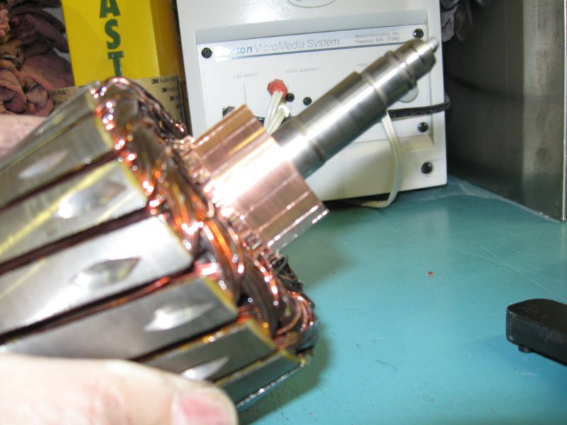 Commutator machined