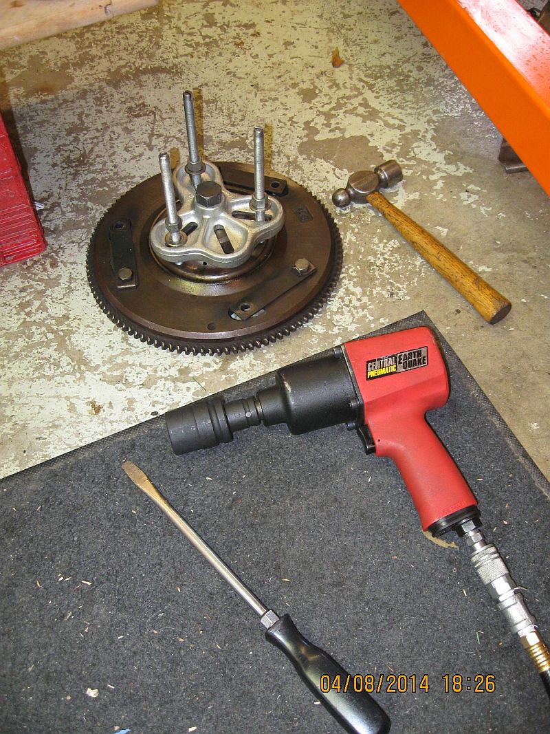 Flywheel's easy to get off with the proper tools!